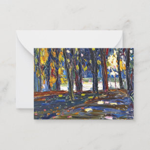 Kandinsky - In the Park of St. Cloud - Autumn II Notitiekaartje