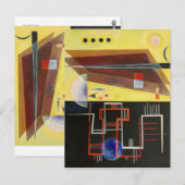 Kandinsky Inner Alliance Abstract kunstwerk Briefkaart (Voorkant / Achterkant)