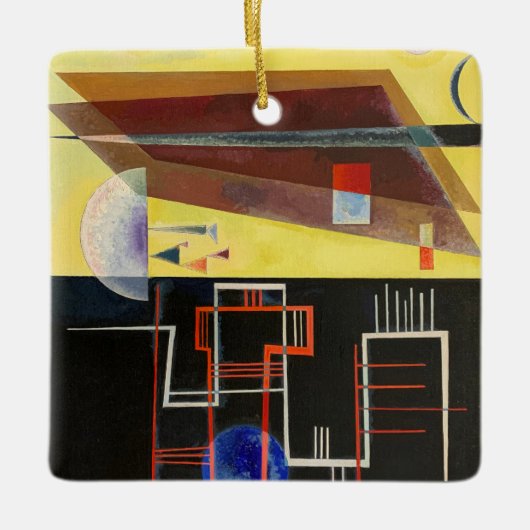 Kandinsky Inner Alliance Abstract kunstwerk Keramisch Ornament (Voorkant)