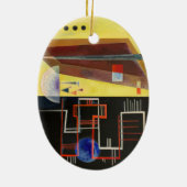 Kandinsky Inner Alliance Abstract kunstwerk Keramisch Ornament (Achterkant)