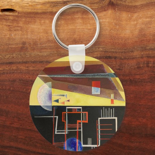 Kandinsky Inner Alliance Abstract kunstwerk Sleutelhanger (Achterkant)