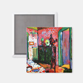 Kandinsky - Interior, Mijn Dining Room Magneet (Voorkant / Achterkant)