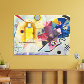 Kandinsky - Jaune Rouge Bleu Canvas Afdruk (Insitu (Woonkamer))
