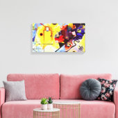 Kandinsky Jaune toile bleu bleu (Insitu(Salon))