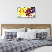 Kandinsky Jaune toile bleu bleu (Insitu(Chambre))