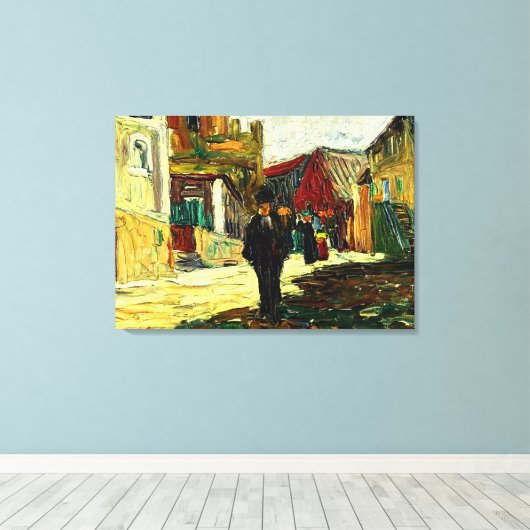 Kandinsky - Kallmunz, Vilsgasse II Canvas Afdruk (Insitu (Houten vloer))