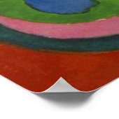 Kandinsky Kleurenstudie van Vormen & Cirkels Poster (Hoek)