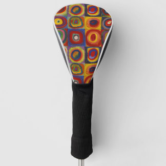 Kandinsky Kleuronderzoek Vierkanten Kleurrijke Vie Golfheadcover