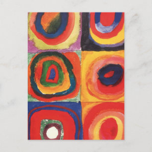 Kandinsky Kleuronderzoek Vierkanten Vierkanten Cir Briefkaart