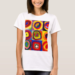 Kandinsky Kleuronderzoek Vierkanten Vierkanten Cir T-shirt