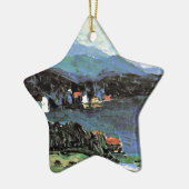 Kandinsky - Kochel, beroemd schilderij Keramisch Ornament (Links)