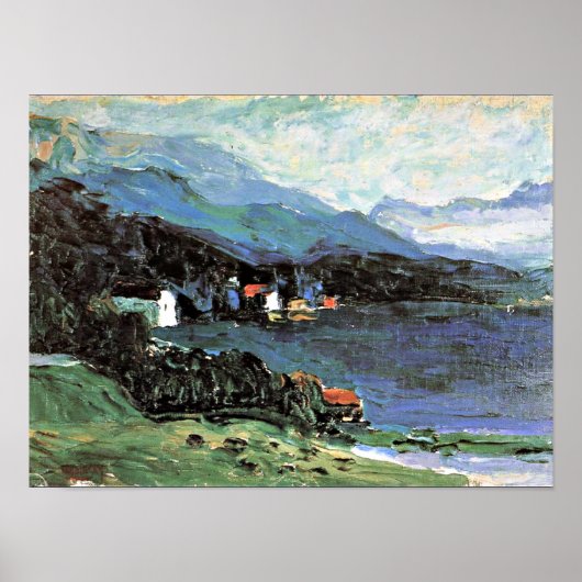 Kandinsky - Kochel, beroemd schilderij Poster (Voorkant)