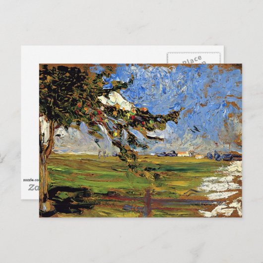 Kandinsky - Landschap met Apple Tree Briefkaart (Voorkant / Achterkant)