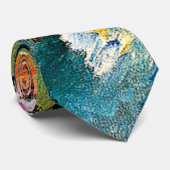 Kandinsky - Landschap met Fabrieksschoorsteen Stropdas (Opgerold)