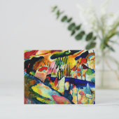 Kandinsky - Landschap met Regen Briefkaart (Staand voorkant)