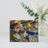 Kandinsky - Landschap met Regen Briefkaart (Staand voorkant)