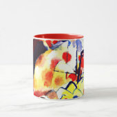 Kandinsky - Landschap met Rode Spots Mok (Midden)