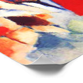 Kandinsky - Landschap met rode vlekken Poster (Hoek)