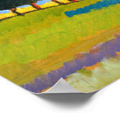 Kandinsky - Landschap met Rolling Hills Poster (Hoek)