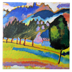 Kandinsky - Landschap met Rolling Hills Tegeltje