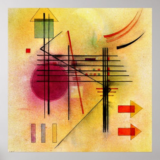 Kandinsky - Levendig, populaire abstracte schilder Poster (Voorkant)