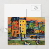 Kandinsky - Maisons à Munich Carte postale (Devant / Derrière)