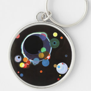 Kandinsky - Meerdere Cirkels  Sleutelhanger
