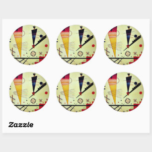Kandinsky - Merry Structure Ronde Sticker
