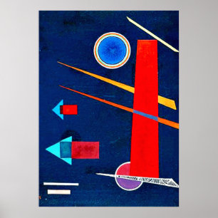 Kandinsky - Mighty Red Poster