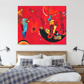 Kandinsky - Mit und Gegen Canvas Afdruk (Insitu (Slaapkamer))