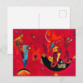 Kandinsky - Mit und Gegen (met en tegen) Briefkaart (Voorkant / Achterkant)