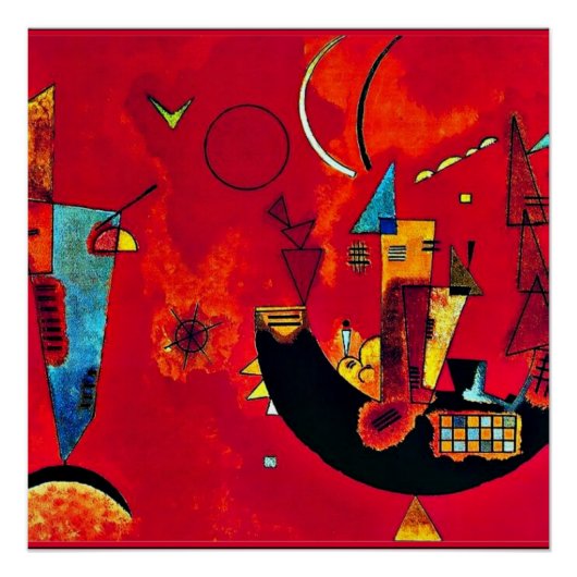 Kandinsky - Mit und Gegen Perfect Poster (Voorkant)