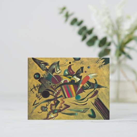 Kandinsky Modern Absract Expressionist Artwork Briefkaart (Staand voorkant)