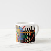 Kandinsky Modern Absract Expressionist Artwork Espresso Kop (Voorkant rechts)