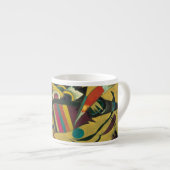 Kandinsky Modern Absract Expressionist Artwork Espresso Kop (Voorkant rechts)