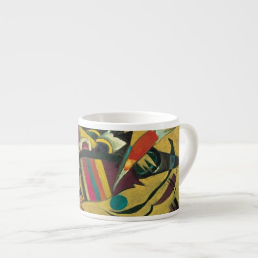 Kandinsky Modern Absract Expressionist Artwork Espresso Kop (Voorkant rechts)