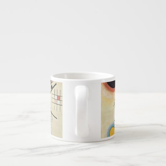 Kandinsky Modern Absract Expressionist Artwork Espresso Kop (Achterkant)