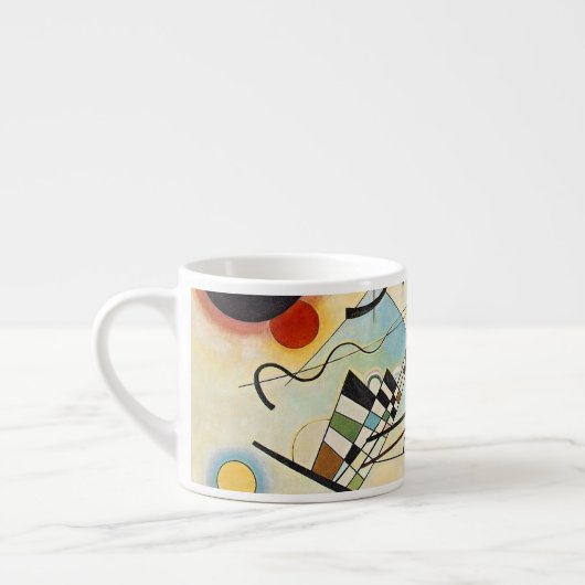 Kandinsky Modern Absract Expressionist Artwork Espresso Kop (Links)