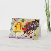 Kandinsky Modern Absract Expressionist Artwork Kaart (Voorkant)