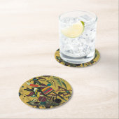 Kandinsky Modern Absract Expressionist Artwork Ronde Kartonnen Onderzetter (Insitu)