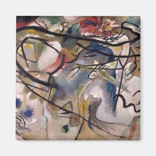 Kandinsky Modern Abstract kleurrijk kunstwerk Magneet