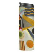 Kandinsky Modern Abstract kleurrijk kunstwerk Thermosbeker (Geroteerd rechts)