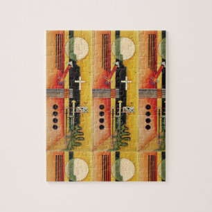 Kandinsky Modern Abstract schilderwerk Legpuzzel