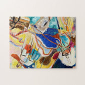 Kandinsky Modern Abstract schilderwerk Legpuzzel (Horizontaal)