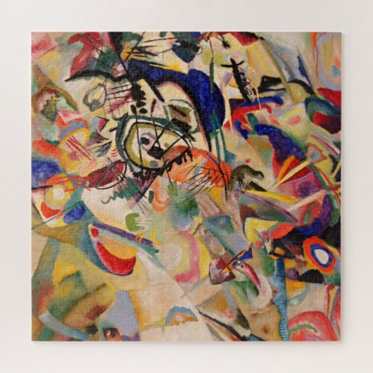 Kandinsky Modern Abstract schilderwerk Legpuzzel (Horizontaal)