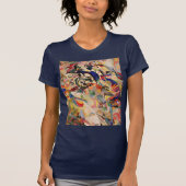 Kandinsky Modern Abstract schilderwerk T-shirt (Voorkant)