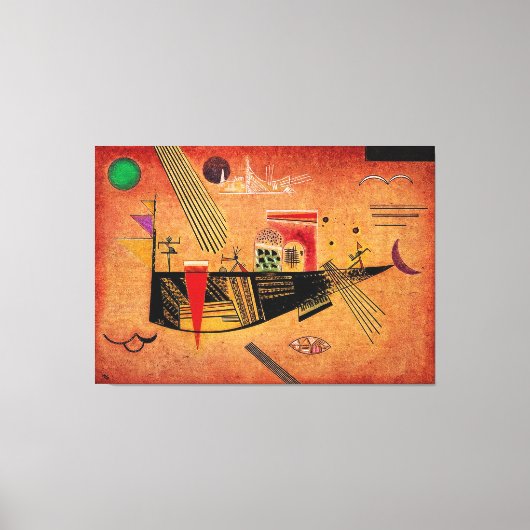 KANDINSKY - MOODY - GRILLIG (Launisch) - 1930 - Canvas Afdruk (Voorkant)