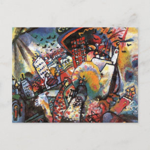 Kandinsky Moskou I Cityscape Abstract schilderen Briefkaart