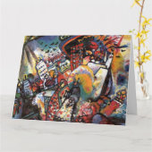 Kandinsky Moskou I Cityscape Abstract schilderen Kaart (Gele Bloem)