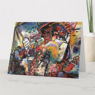 Kandinsky Moskou I Cityscape Abstract schilderen Kaart